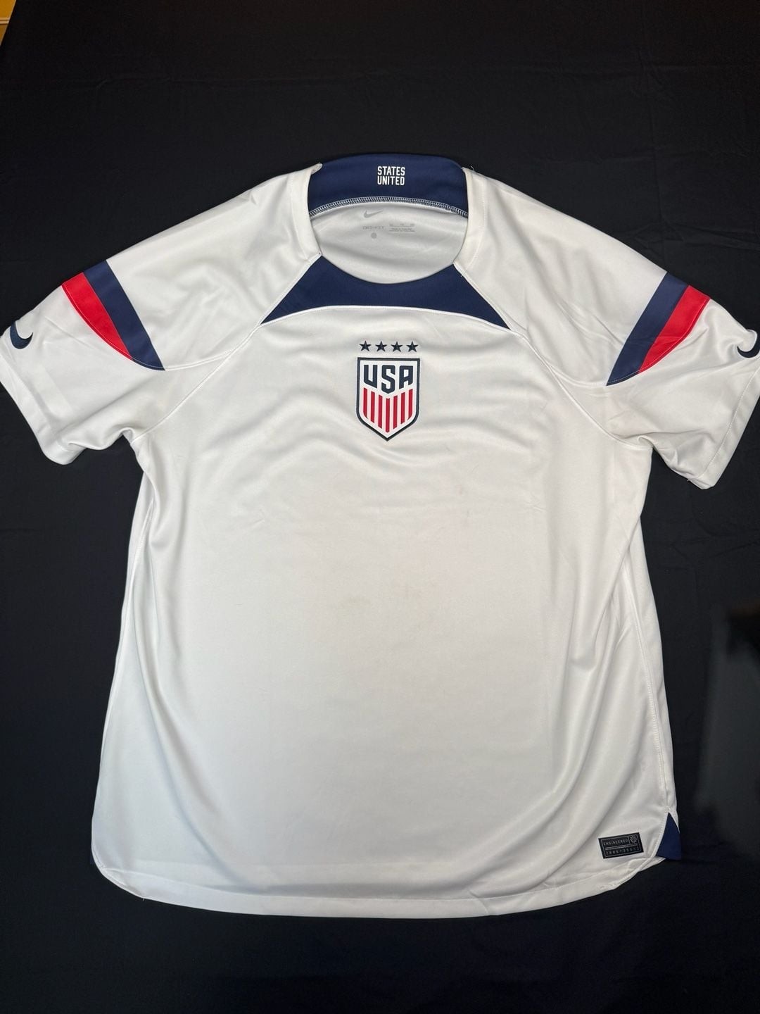 Nike Team USA USWNT 2022/23 Home Soccer Jersey Dri-Fit DN0706-102 Men's XXL