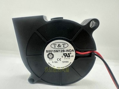 1 pcs T&T B5015M12B-WDB DC12V0.15A 5015 5CM Vortex blower fan #vn