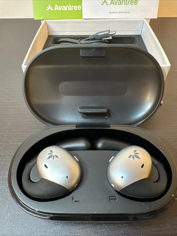 Avantree Open-Ear Wireless Headphones Earbuds Surroundings Awareness Bluetooth - Image 3 of 3