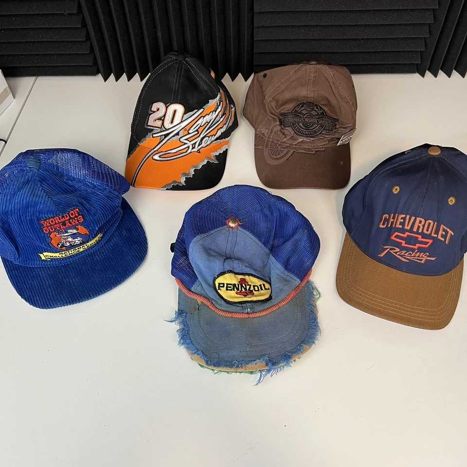 Vintage Chevy Nascar Hat Lot Bundle Snapback Racing 16 Hats New And Used 90/2000 - Image 3 of 4