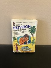 Television Trivia Series 2 Professor Hoyle Pocket Game 1984 complete 54 Cards