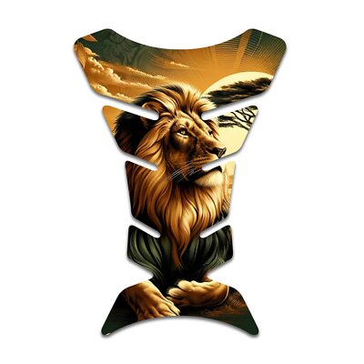 ライオン Lion Graphic Motorcycle Tank Pad Anti-Scratch Bike Accessory