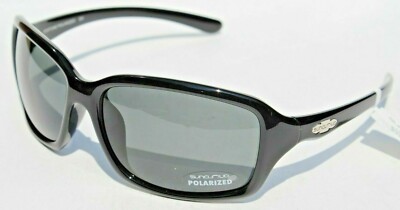 SUNCLOUD Fortune POLARIZED Womens Sunglasses Black/Gray NEW Smith