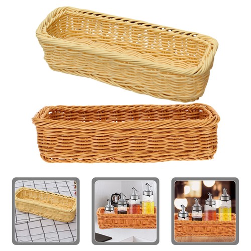2 Pcs Seasoning Jar Storage Box Chopsticks Basket Drying Rack