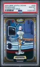 2024 WONDERCARD SPONGEBOB SQUAREPANTS TREASURE SERIES-GOLD CHARACTER 25 SQUIDWAR