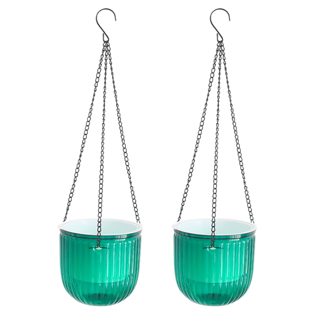 2PCS Self Watering Hanging Planter Hanging Flower Pot Hanging Plant Pot Basket