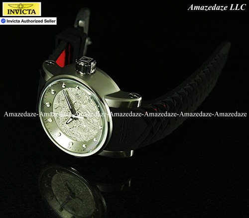 NUOVO Orologio Invicta Uomo 48mm YAKUZA S1 Rally Dragon NH35A 24J Auto QUADRANTE ARGENTO SS - Foto 3 di 11