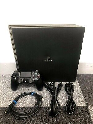 SONY PS4 PlayStation Pro Jet Black 1TB CUH-7000B Console + Controller Fedex  No.6 | eBay