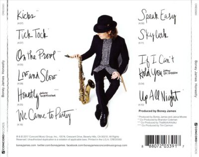 BONEY JAMES - HONESTLY * NEW CD
