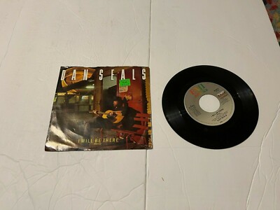 Dan Seals - I Will Be There NM/Gonna Be Easy Now NM 1986 Country 45 & PS