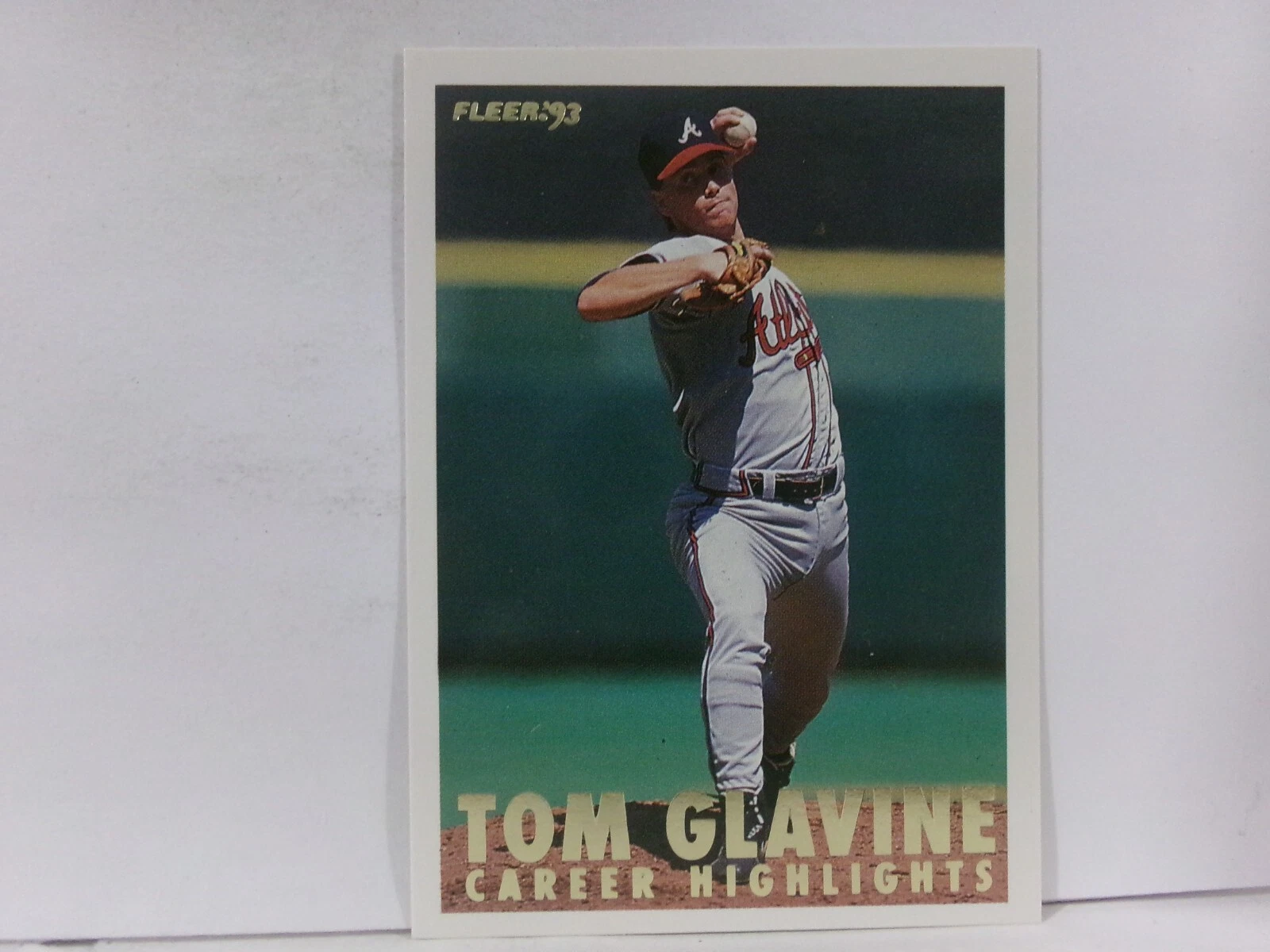 Tom Glavine trading card