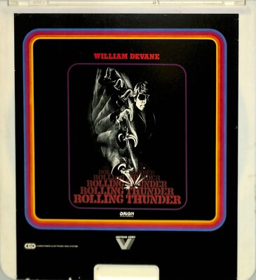 Rolling Thunder (1977) Vintage CED Videodisc
