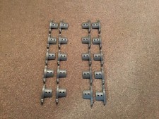 Roller Shutter Door End Locks ( Grey ) 10 Pairs. Nylon 3”