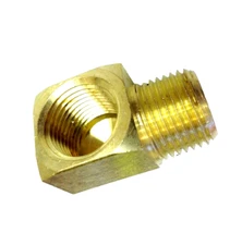 1/8 inch 90 Degree Street Elbow Brass NPT Pipe Fitting Male / Female Thread