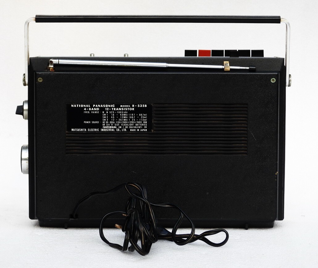 RARE VINTAGE NATIONAL PANASONIC JAPAN TAPE CASSETTE RADIO BOOMBOX