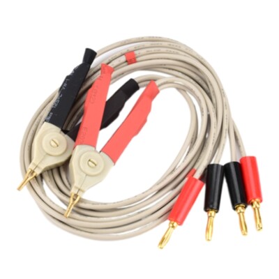 Meter Test Leads Clip Terminal-Line High Quality Four Wire Lead Probes Clip