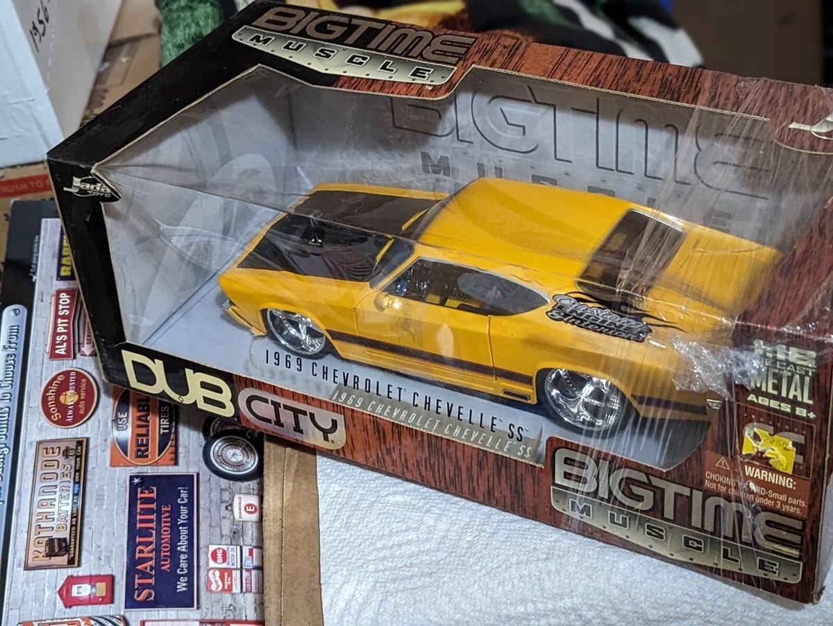 ミニカー 1/18 Jada TOY 1969 CHEVROLET CHVELLE SS JADA BIGTIME BTM 1969 CHEVY CHEVELLE SS ORANGE / BLACK 1:24