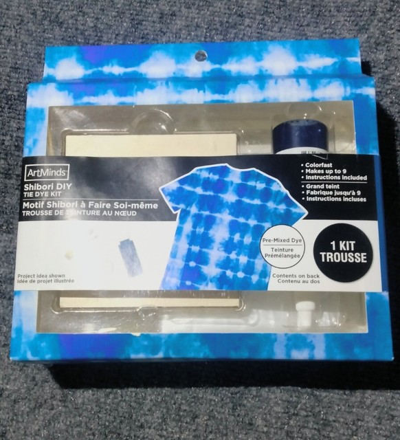 ArtMinds Shibori DIY Tie Dye 1 Kit Trousse Colorfast Make Up to 9 Create Art for sale online