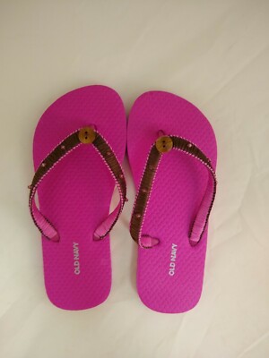 Old Navy Pink Ribbon Flip Flops OLD NAVY Flip Flop Sandals For