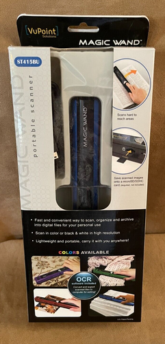 VuPoint Solutions Magic Wand Portable scanner ST415BU New in box - Picture 1 of 2