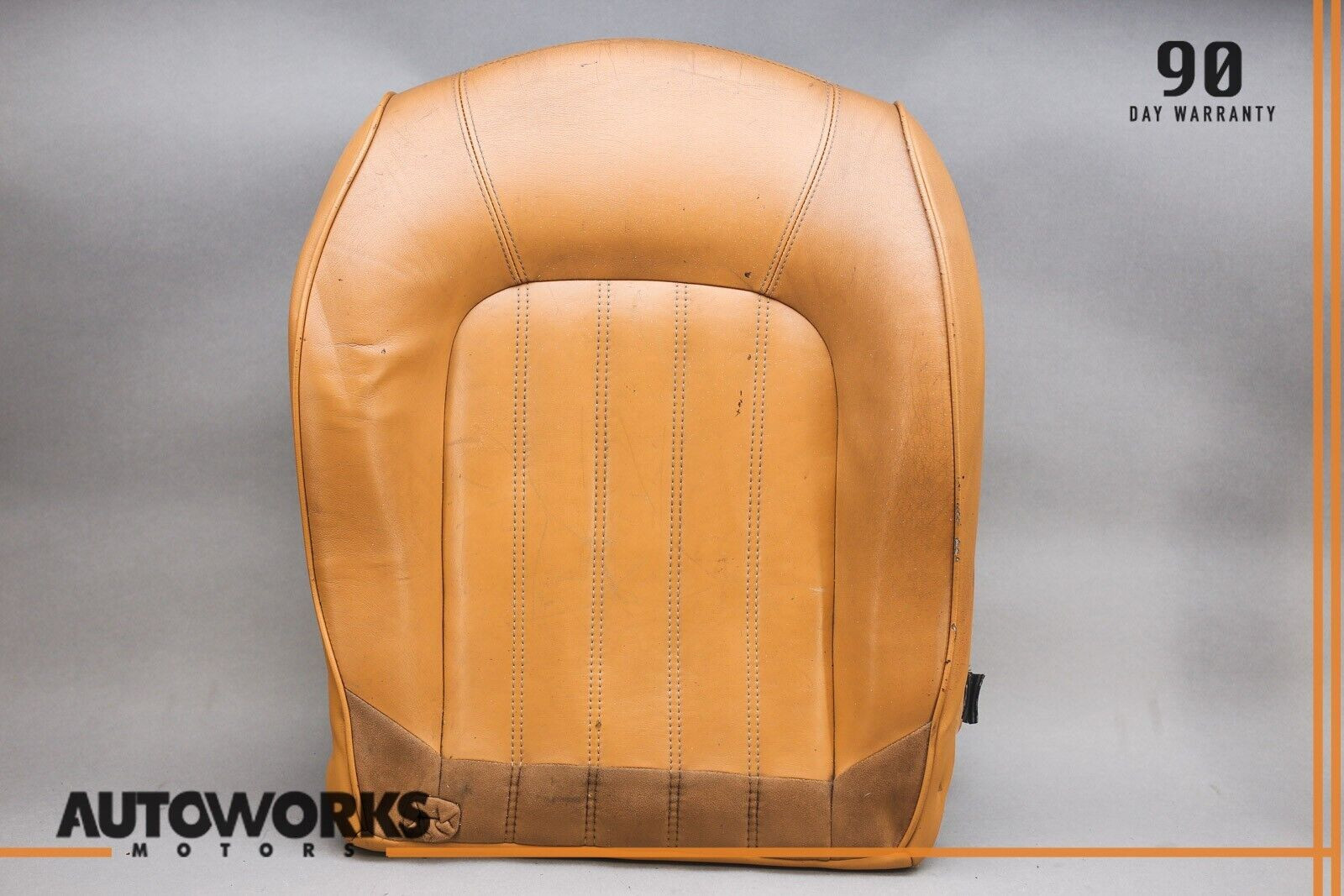 03-08 Maserati Quattroporte M139 Front Right Side Lower Seat Cushion Beige OEM