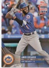 RARE! AMED ROSARIO 2018 TOPPS NATIONAL BASEBALL CARD DAY #24 - NEW YORK METS