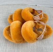 UGG Oh Yeah Slippers Pop Orange Womens Sz 6