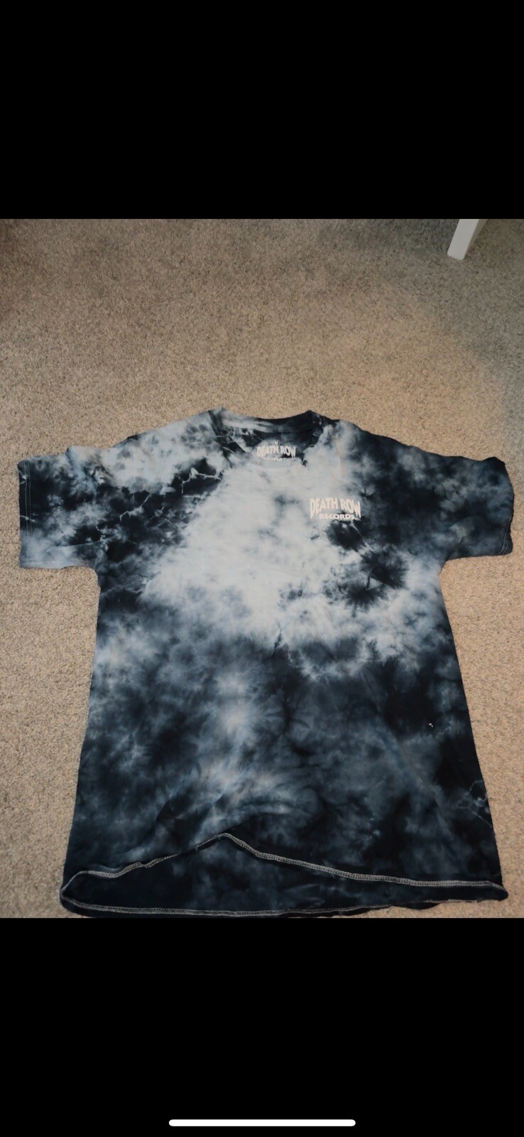 FILA Maglietta Death Row Records Medium Tie Dye