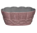 Vtg Pink Planter Red Wing Pottery Leaf Oval Desigm MCM Decor Cute Gifts