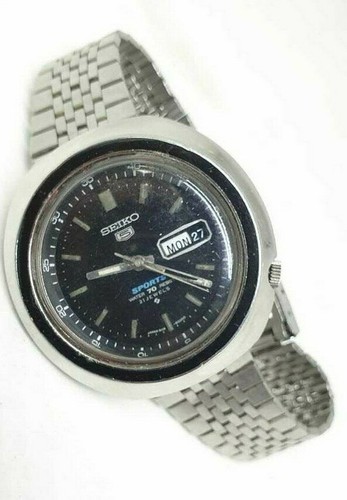 VINTAGE MEN'S SEIKO 5 SPORTS 6119-6023 AUTOMATIC DAY DATE WATCH | eBay