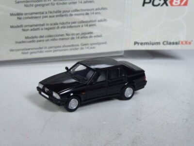 (KI-02-33) PCX87 Alfa Romeo 75 schwarz 1988 in 1:87 in OVP