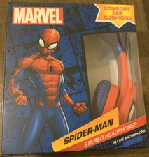 Marvel Spider-man Headphones Over Ear Comfort Cushions inLine Microphone
