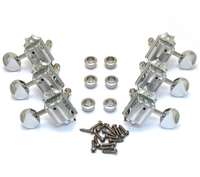 006-2706-000 Genuine Gretsch Electromatic Series 3x3 Vintage Style Guitar Tuners
