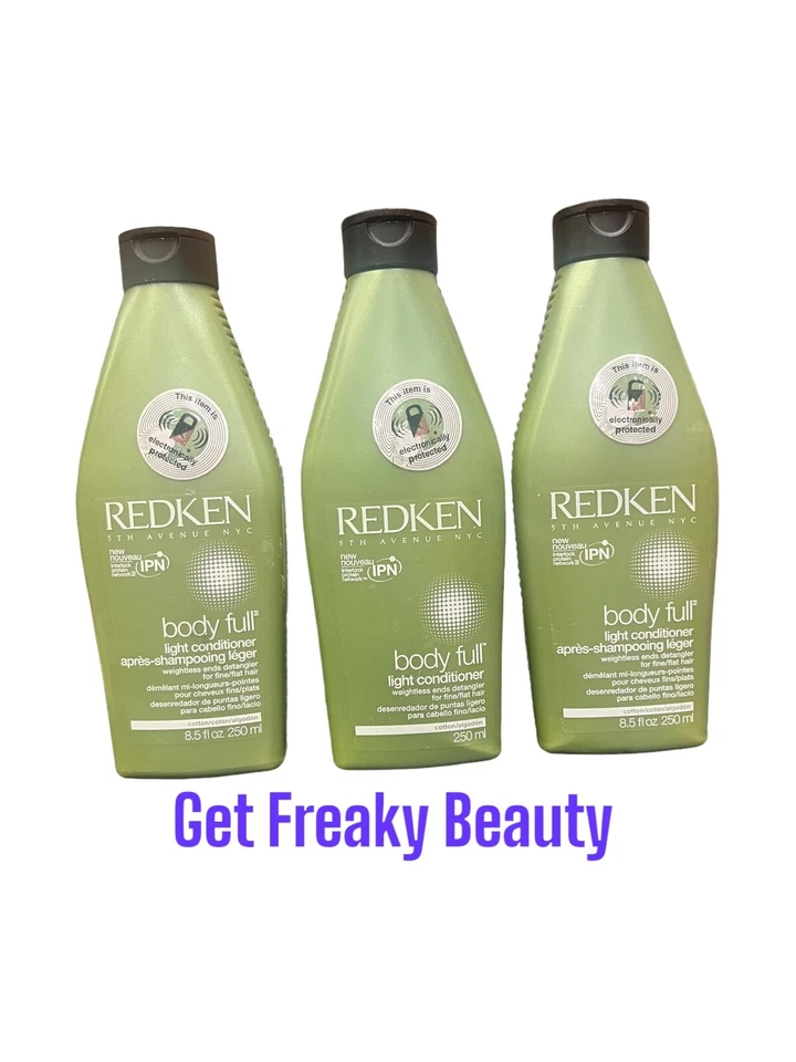 3 PACK. 8.5 oz. Redken Body Full Light Conditioner. 250ml. NEW. FREE SHIPPING