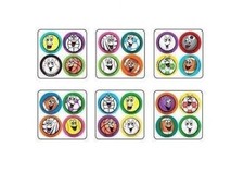 48 Sports Balls Dot Stickers Kid Reward Team Birthday Party Goody Bag Favor