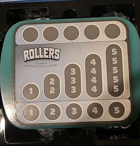 Rollers Board Game. - A Game of Matching Die and Scoring High! New Open Box - Picture 3 of 4