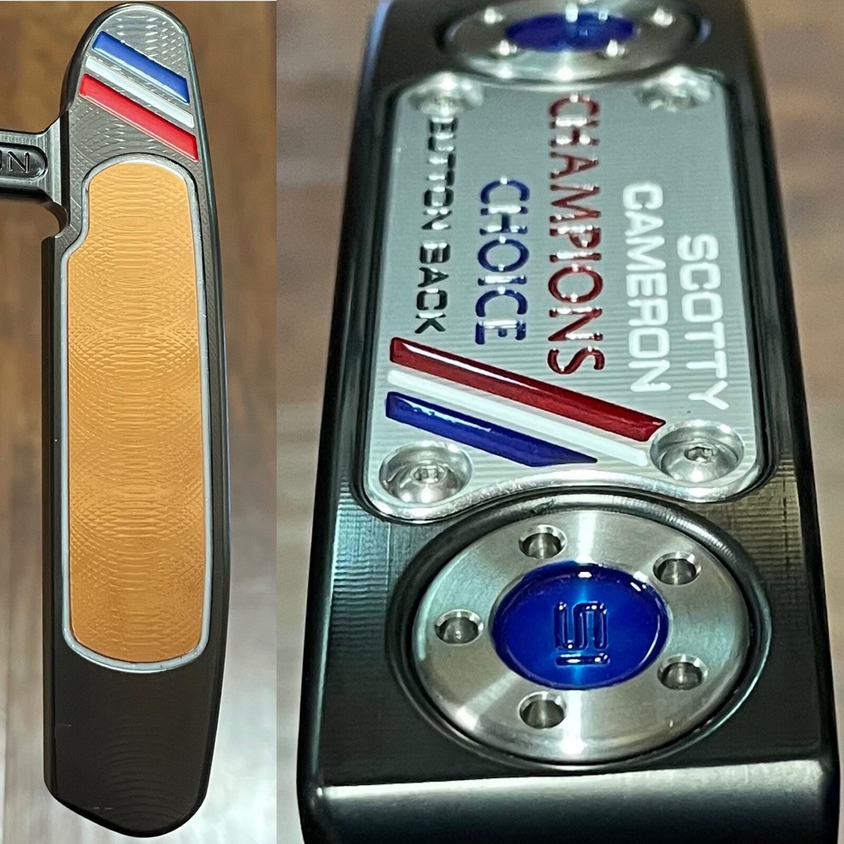 Scotty Cameron Champions Choice Newport 1.5 Plus Button Back
