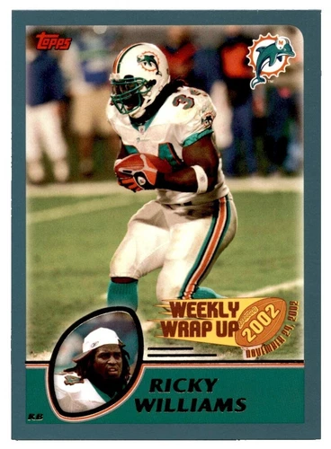 Ricky Williams Miami Dolphins Football Sports Trading Cards