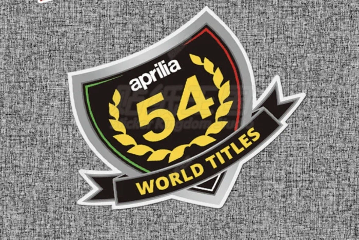 APRILIA RACING 54 WORLD TITLE CHAMPION STICKERS