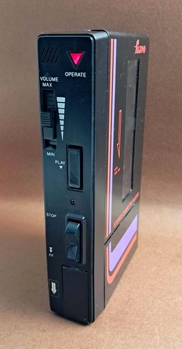 Fujino F-1 Walkman Vintage Lettore di Cassette Stereo Giappone - Foto 4 di 12