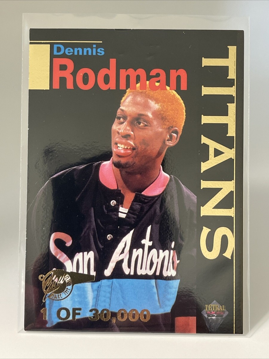 1995 Signature Rookies Titans Card #T2 Dennis Rodman San