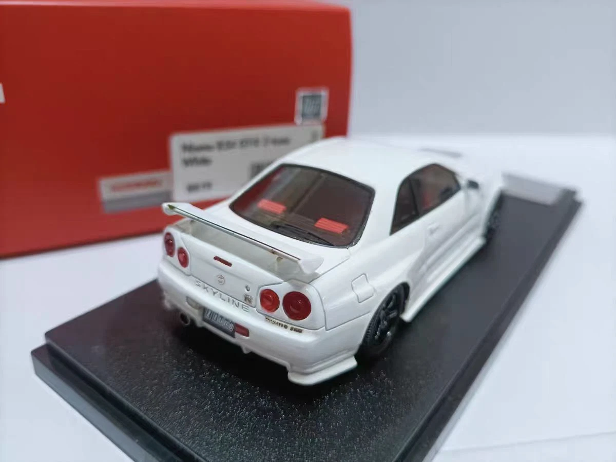 Hpi Racing 1/43 Nissan Skyline GT-R R34 Z-tune White #8819 Resin