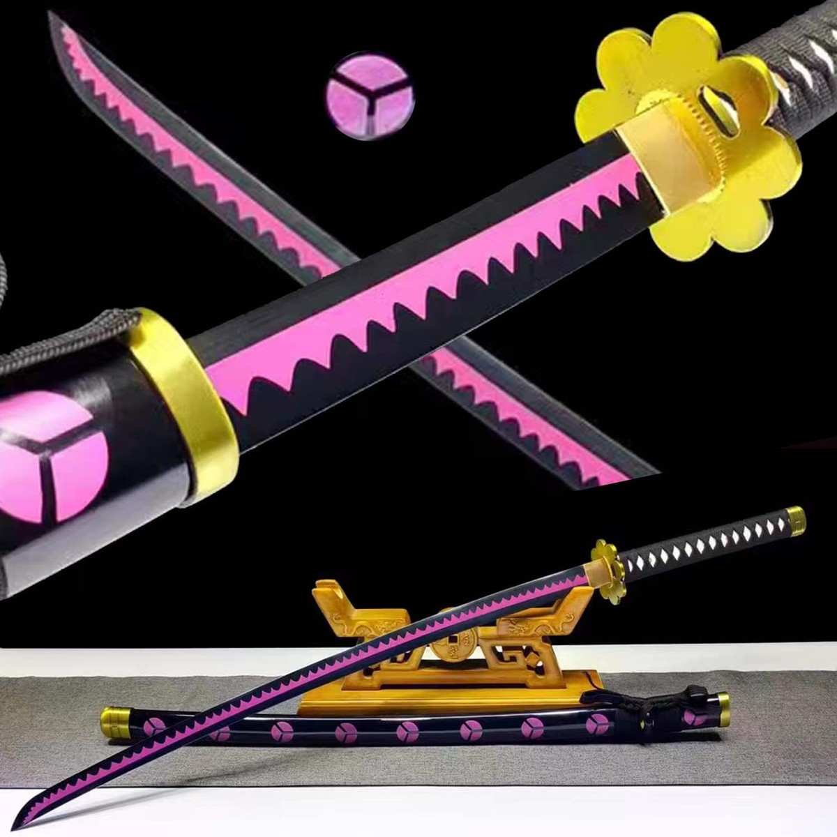 Handmade Roronoa Zoro Shusui Katana Sharp 095 Carbon Steel Samurai