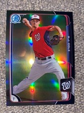 2015 Bowman Chrome Prospects Black Asia Refractors #BCP8 A.J. Cole