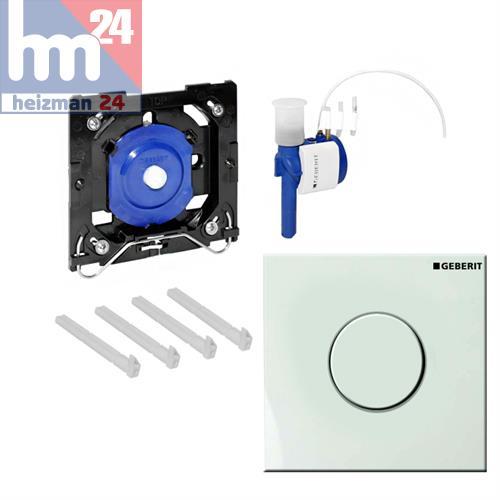 Geberit Urinalsteuerung Typ 01 - Pneumatische Spülauslösung - Tiefschwarz - Für Montageelemente Ab 2009