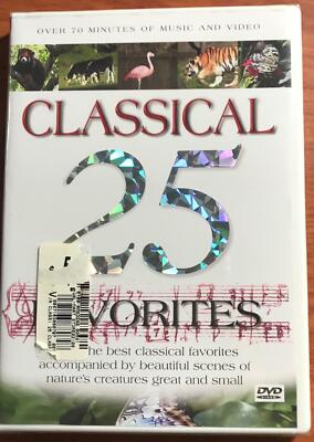 CLASSICAL : 25 Favorites: 70 Minutes of Music & Video "OOP" BRAND NEW ...