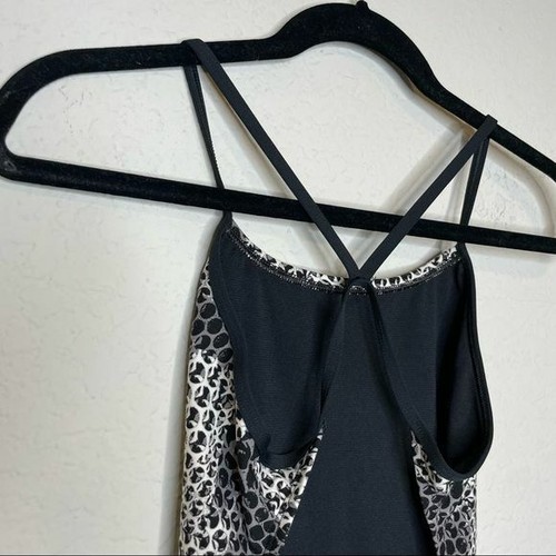 Nike One Piece Open Back Polka Dot Print Swimsuit Size 6 - Picture 8 of 10