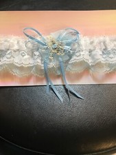 NEW WEDDING GARTER, FROM LOCAL WEDDING SHOP, NOW CLOSED. MANY LISTED. GRY-99-26