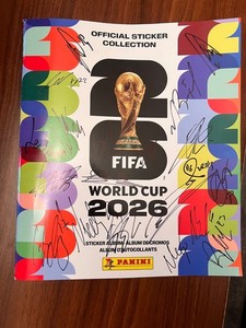 SIGNED New FIFA Panini 2026 Album by Team New Zealand- All Whites