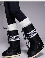 Moonboot Icon Nylon Showboot In Black